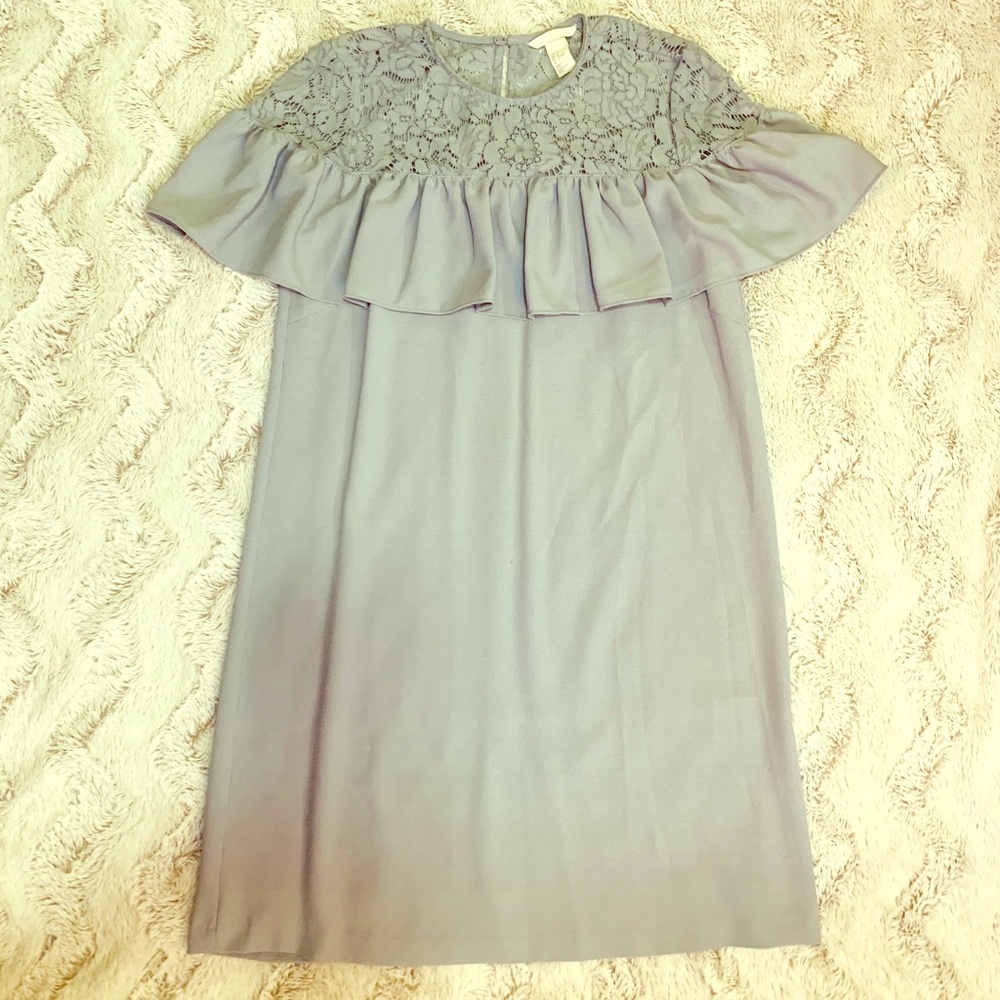 Pretty blue dress with lace